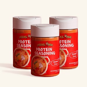 [밀투고] 프로틴 시즈닝 라면스프 세트 분리유청단백 함유 부담제로 단백질 시즈닝, 3개, 100g