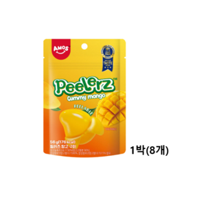 아모스스위츠 필러즈 망고 구미, 56g, 8개
