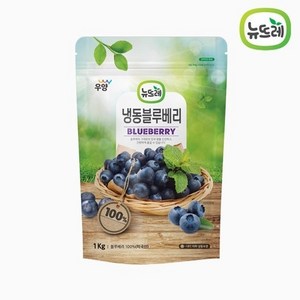 [뉴뜨레] 냉동 블루베리홀 1kg, 3개