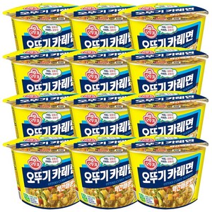 오뚜기 카레면 용기 110g, 12개