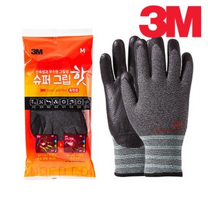 3M 슈퍼그립 핫 혹한기용 장갑 겨울장갑 방한장갑 작업장갑, 5개, L