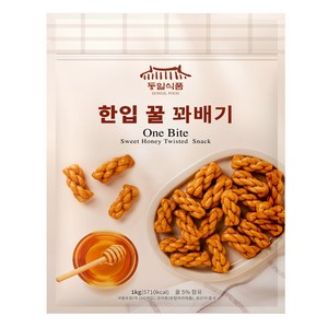 동일식품 미니 한입 꿀꽈배기 약 150개입, 1kg, 1개