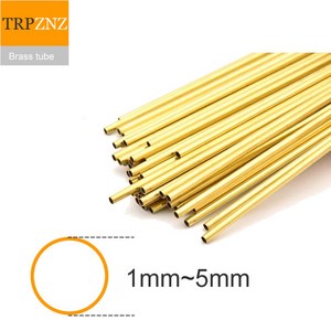 H65 모세관 황동 튜브 0.8mm 1mm 1.2mm 2mm H59 경질 스트레이트 미세관 파이프 얇은 벽 0.2 0.25mm, OD2.5 ID2.1mm, 1개