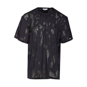 알렉산더맥퀸 로고 자카드 티셔츠