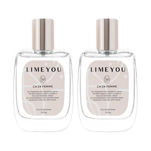라임유 CH24 FEMME 플로럴 오 드 퍼퓸, 50ml, 2개