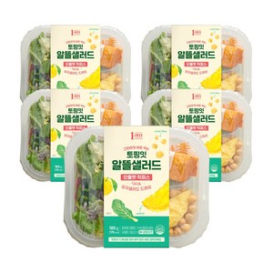 1am 토핑잇 알뜰샐러드 오믈렛칙피스, 180g x 5팩, 5개, 옵션선택