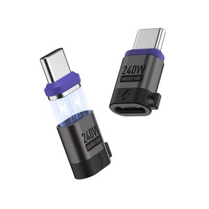 240W 마그네틱 충전 젠더 케이블을 자석 초고속 충전 케이블로 전환 C단자 입력 C단자 출력 수직형 및 L자형