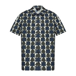 몽클레르 모노그램 코튼 셔츠, 블루계열+그린계열, Standard M(KR 96-180)