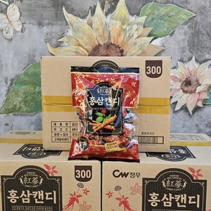 청우식품 고려홍삼캔디, 300g, 5개