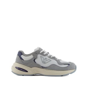 엠포리오아르마니 이글 로고 메시 스니커즈, Italy 38(KR 24-24.5), 그레이계열