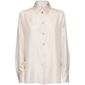 페라가모 테크니컬 새틴 셔츠, 화이트계열, Italy 42(KR 66)