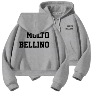 몰토벨리노 MOLTO BELLINO 세미오버핏 크롭기모 후드티