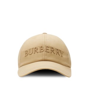 버버리 로고 개버딘 베이스볼 캡 모자, S(KR 580), 베이지계열