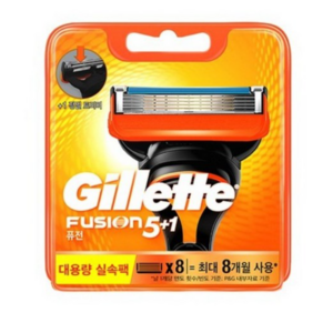 질레트 퓨전 매뉴얼 면도날, 4개입, 1개