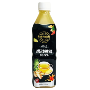 [국내유일 GI 인증] 끼선 생강원액 100%, 500ml, 1개