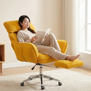 WellBack 중역의자 컴퓨터 의자 클래식 리클라이너 침대형의자 소파 게이밍용 사무용 170도 각도조절 생활방수