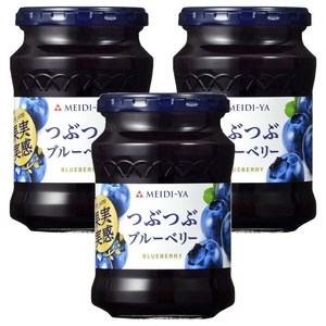 메이지야 과실 실감 알맹이 블루베리 잼, 320g, 3개
