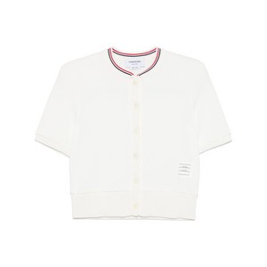 톰 브라운 RWB 스트라이프 코튼 가디건, 화이트계열, Italy 36(KR 33)