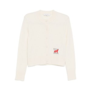 메종키츠네 로고 패치 버튼 업 가디건, 베이지계열, L(KR 77)