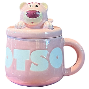 StarR 캐릭터 머그컵 컵뚜껑 포함