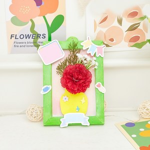 별사탕마켓★조화 종이 액자 만들기 DIY 키트 5월 어버이날 스승의날 카네이션 달리아 아네모네 국화 꽃 장식 꾸미기, 종이꽃(아네모네)
