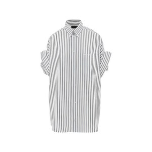 발렌시아가 striped shirt, 화이트계열+블루계열, France 34(KR 44)