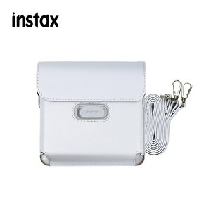 인스탁스 와이드링크 전용 가죽케이스 화이트 (스트랩포함)