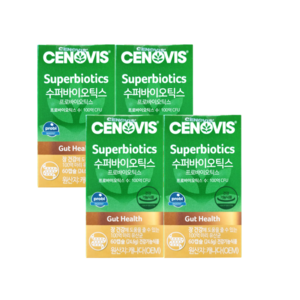 세노비스 수퍼바이오틱스 60캡슐 4박스, 60정, 4개