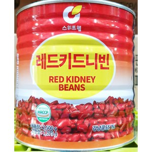 레드키드니빈스 스위트웰 2.5kg 부대찌개 콩통조림, 6개