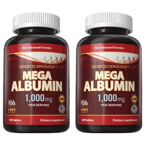 HNHusa 메가 알부민 1000mg 타블렛, 180정, 2개