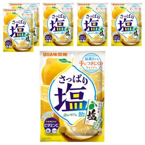 UHA 미각당 산듯한 소금사탕 레몬맛, 64g, 6개