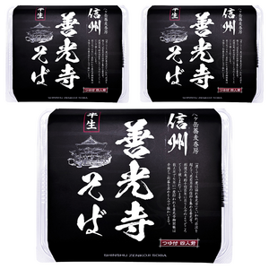 와타나베제면 신슈 젠코지 소바 반생면 쯔유 포함