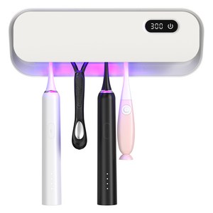 CozyTemp 칫솔 살균기 가정용 자동순환 UC 칫솔 건조기 무타공 벽걸이형 충전식 살균기