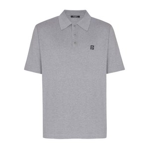 발망 로고 자수 코튼 폴로 셔츠, 그레이계열, Standard S(KR 100)