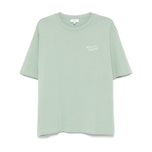 메종키츠네 로고 자수 티셔츠, 그린계열, Standard L(KR 105)