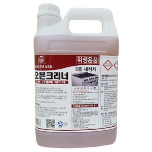 랜드마크 오븐크리너 3.75L 오븐 클리너 주방 그릴 벽면 후드 기름때 제거 청소, 1개