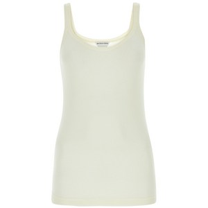 보테가 베네타 스쿱 넥 탱크 탑, 화이트계열, Standard S