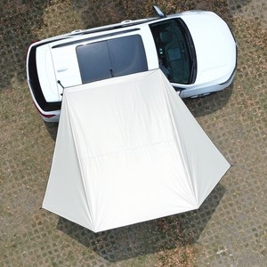 Hide Walker 박쥐 모양 블랙 코팅 SUV 차량용 타프 그늘막 흡입 컵이 있는 천막 야외 방수 캠핑용 자동차 어닝 사용