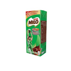 MILO Ready to Drink 마일로 코코아 드링크 팩 180ml, 1개