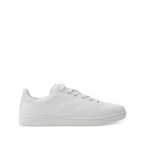 버버리 엠보스드 체크 레더 스니커즈, Europe 40.5(KR 262), 화이트계열