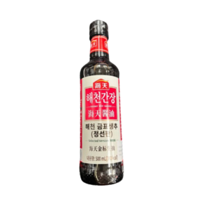 해천 금표생추간장 500ml 생추왕, 1개