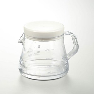 아케보노 커피 서버 스트롱 화이트, 400ml, 뚜껑 + 커피서버, 1개