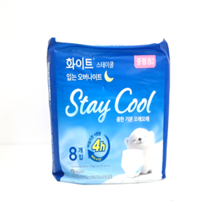 화이트 스테이쿨 입는 오버나이트