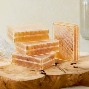 하비비 벌집꿀 벌꿀집 허니콤 천연벌집꿀 밀랍 벌집, 500g, 1개