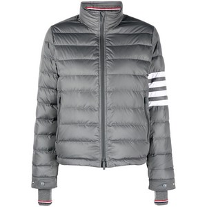 톰 브라운 4 바 스트라이프 인타르시아 퍼넬 넥 스키 재킷, 그레이계열, Italy 48(KR 99)