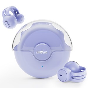 LifeSync 오픈형 블루투스 이어폰 귀걸이형 무선 이어폰 귀 안아픈 운동용 자동페어링 방수