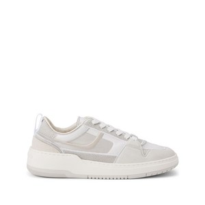 페라가모 메시 스웨이드 레이스업 스니커즈, US 7(KR 245C (Slim)), 화이트계열