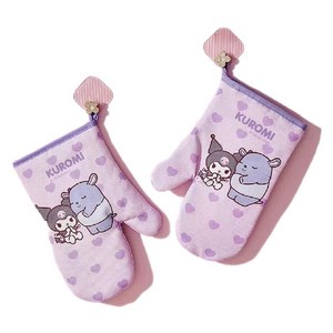 Bantang 캐릭터 오븐 양손 장갑, 쿠로미퍼플, 1개