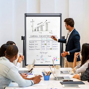 Tongshang 화이트보드 이동 메모판 탈부착 자유자재로 접이식 양면 미니 화이트 보드 자석형 화이트보