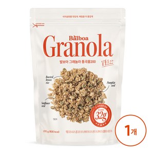 발보아 라이트 그래놀라 통곡물, 200g, 1개